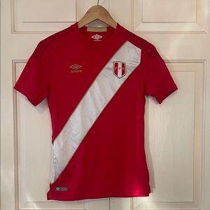 Peru national football team away jersey made by Umbro Boys youth large